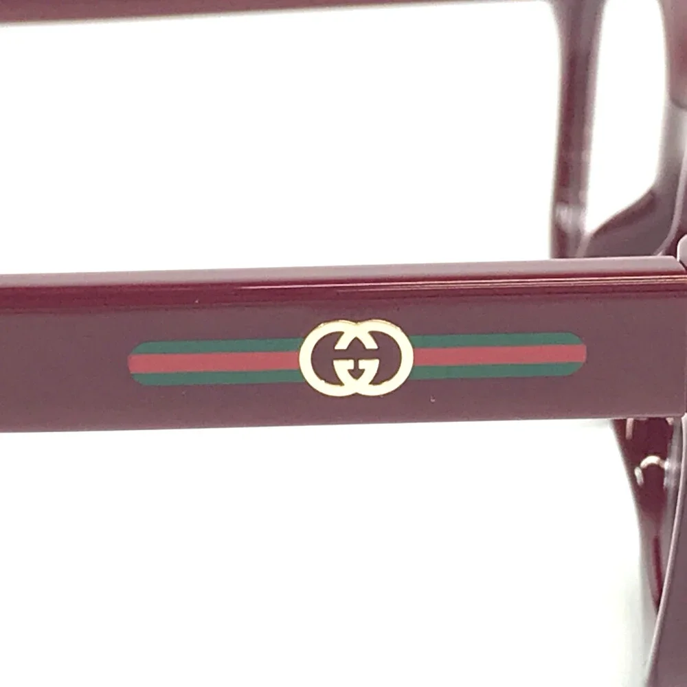 Gucci Eyeglasses Frames GG2103OL 007 Shiny Burgundy Cat Eye Full Rim 53-17-140